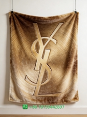 Yves Saint Laurent Throw Blankets
